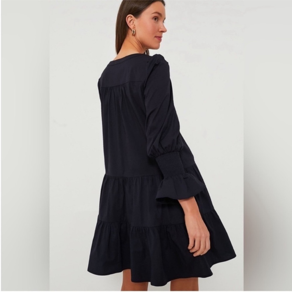 Tuckernuck Pomander Place Navy Cotton Poplin Kenzo Mini Dress Small NWOT - Picture 11 of 12